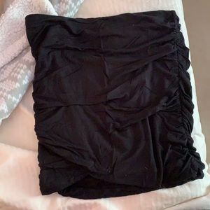 Free people ruched mini skirt